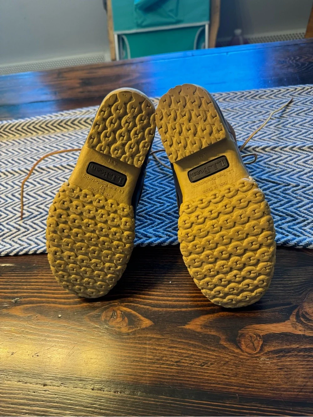 L.L. Bean Brown and Black Kids Lace-Up Waterproof Duck Boots